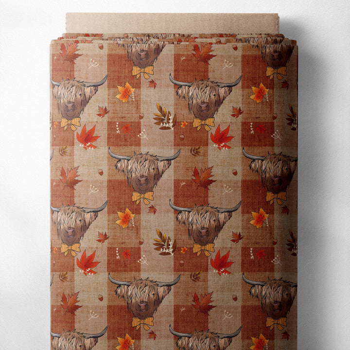 FALL MR. HIGHLAND COW