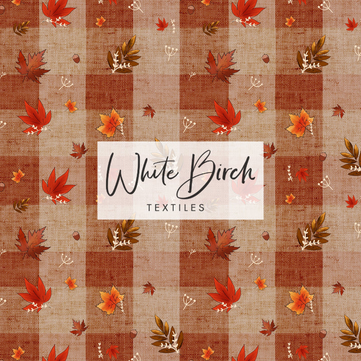 FALL PLAID LEAVES