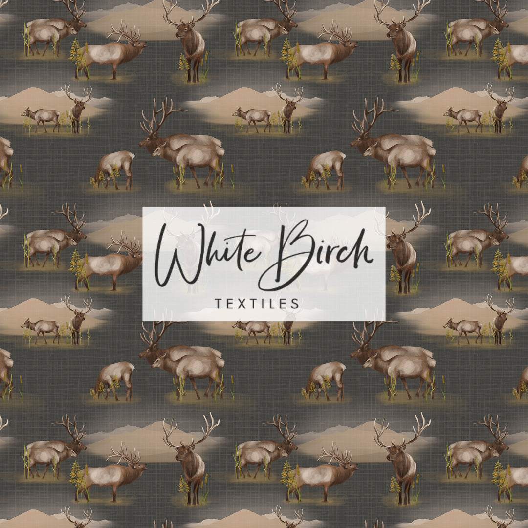 ELK HERD (DUSKY BLUE)