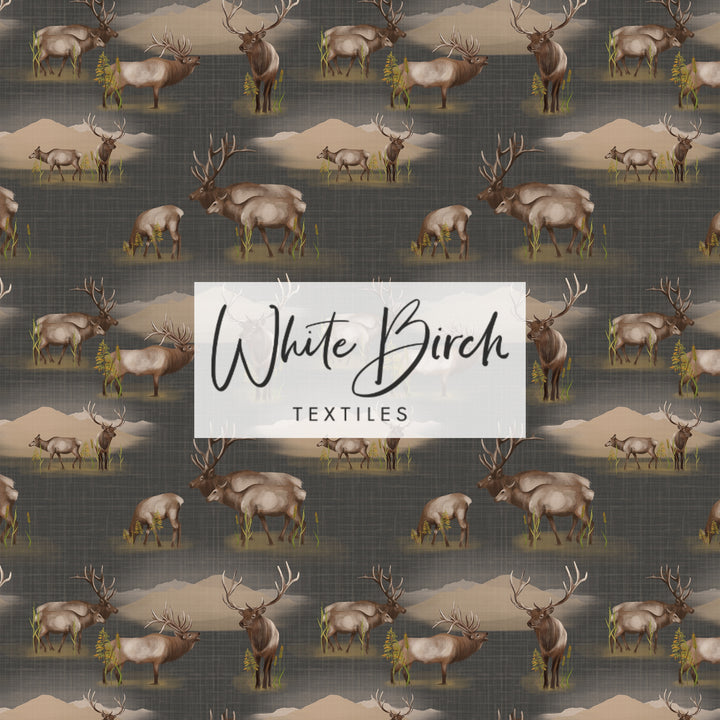 ELK HERD (DUSKY BLUE)