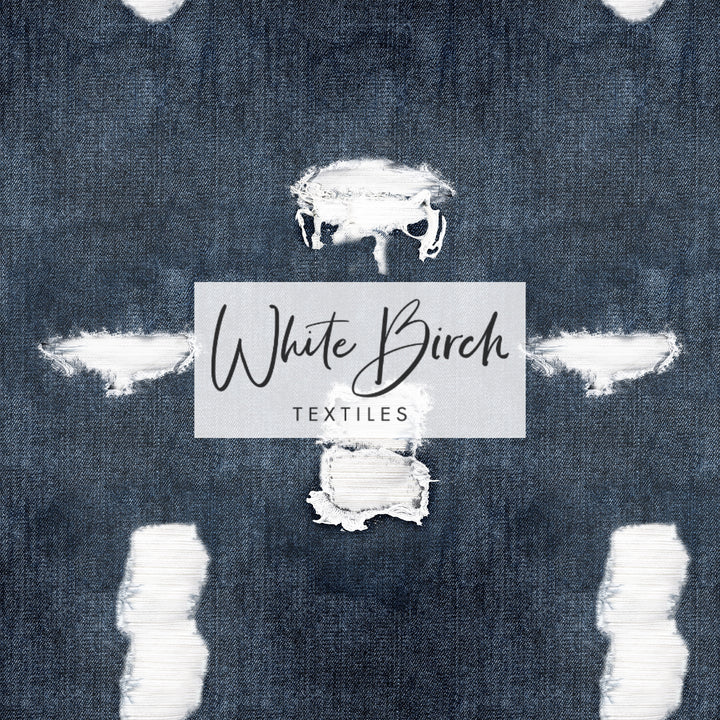 FAUX DENIM (DARK DISTRESSED)