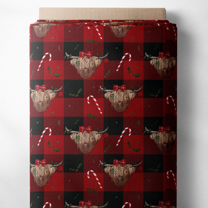 MISS CHRISTMAS HIGHLAND COW