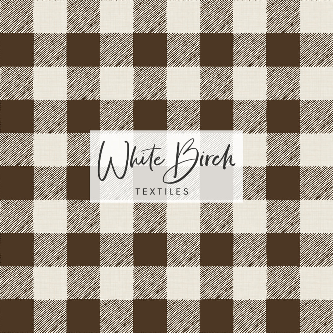 PLAID (CHOCOLATE & CREAM)
