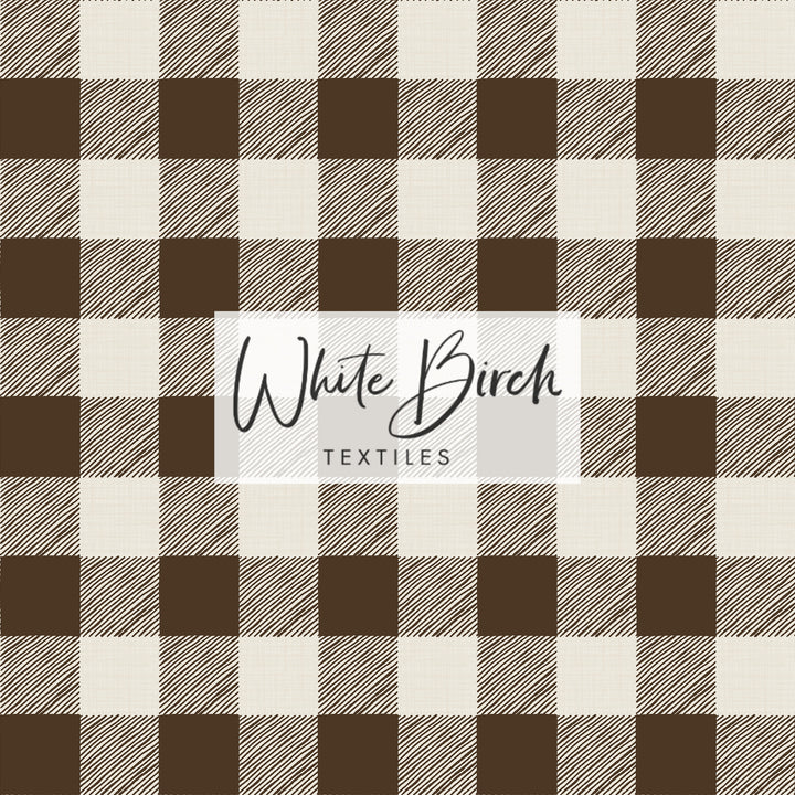 PLAID (CHOCOLATE & CREAM)