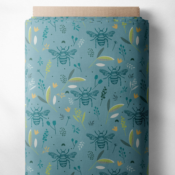 SPRING BUMBLE BEE (TEAL)