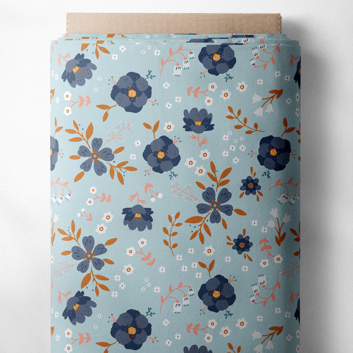 BLOOMING FLORAL (LIGHT BLUE)