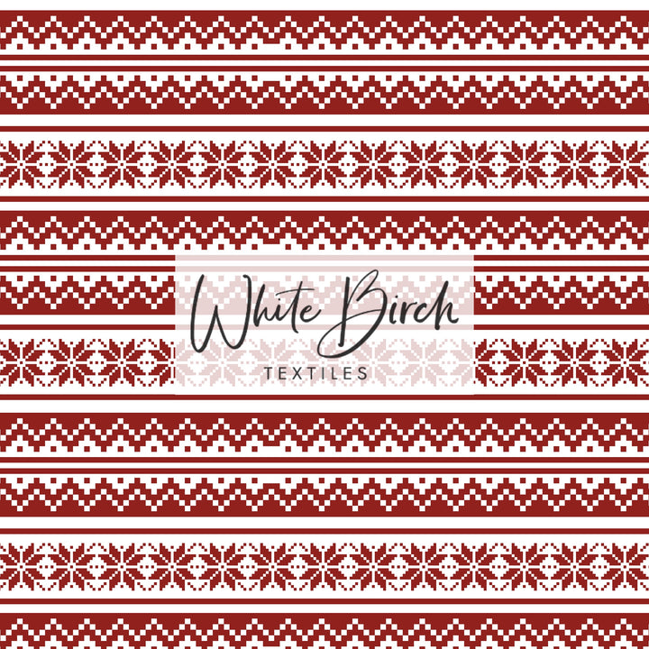 CHRISTMAS PATTERN (RED)