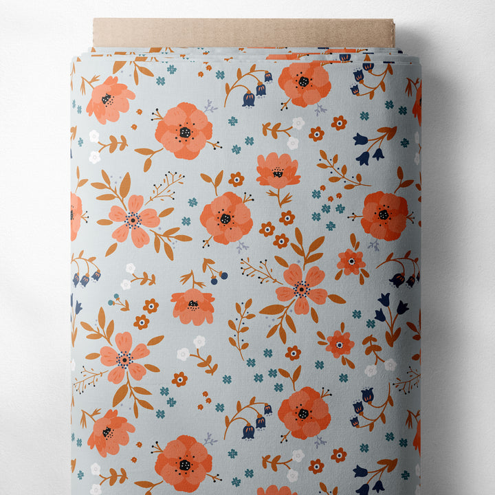 BLOOMING FLORAL (POPPY RED)