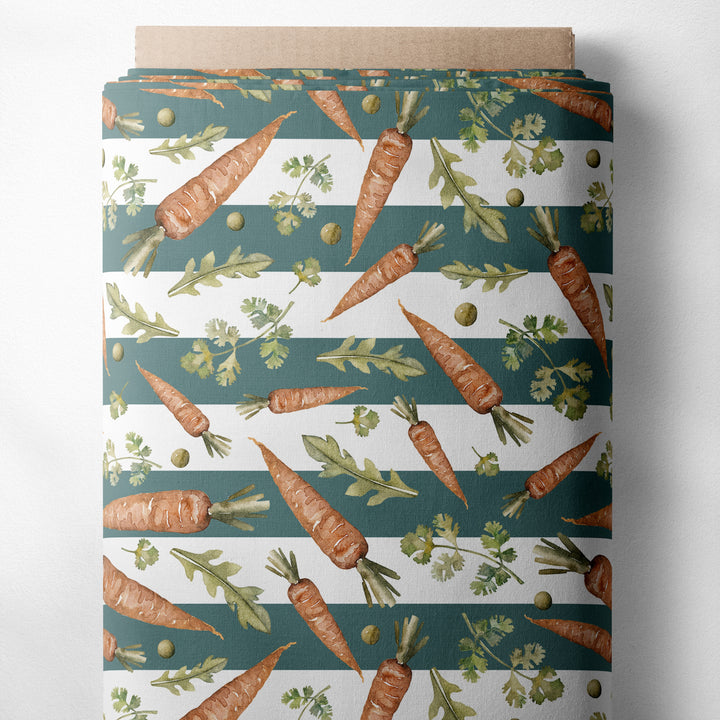 VEGGIES (TEAL STRIPE)