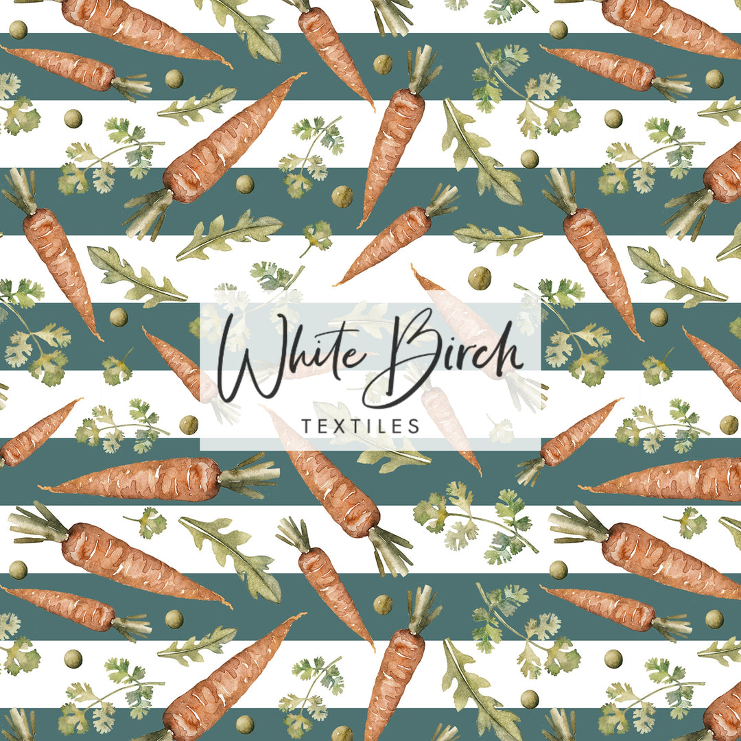 VEGGIES (TEAL STRIPE)
