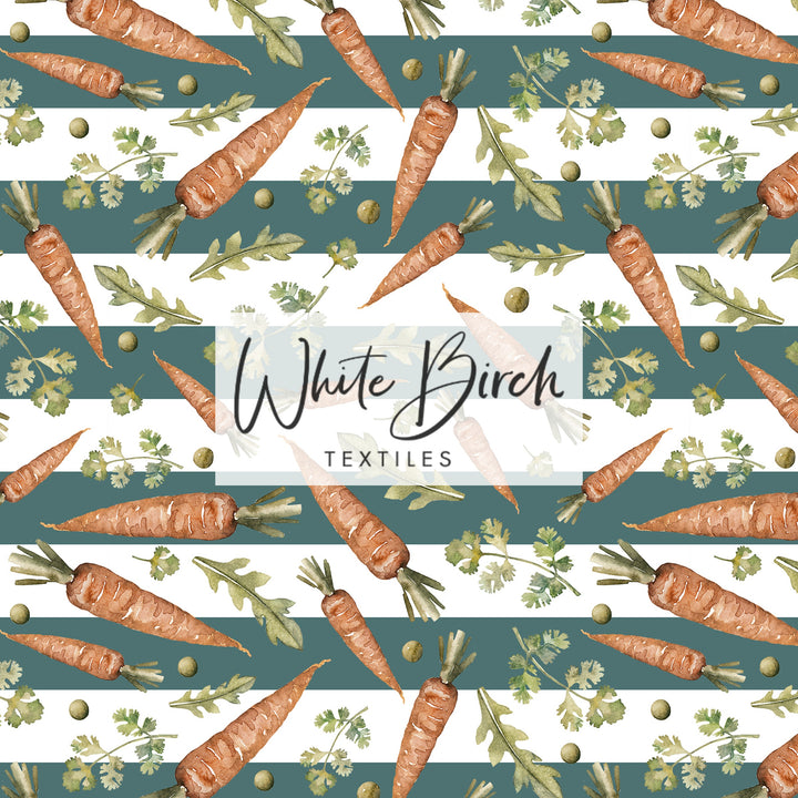 VEGGIES (TEAL STRIPE)