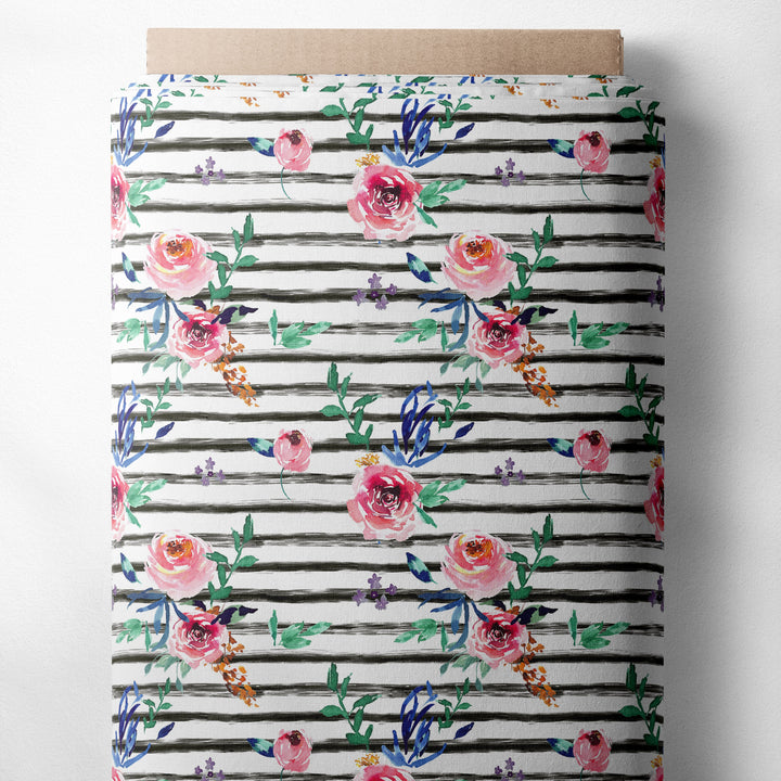 WATERCOLOR BOUTIQUE FLORAL (STRIPE)