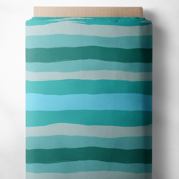 PAINTED STRIPES (TEAL)