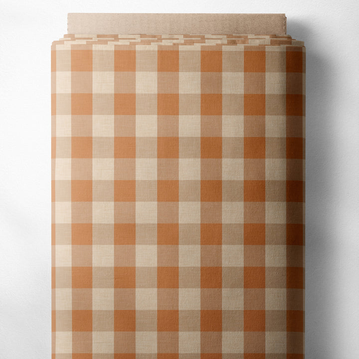 GINGHAM (BURNT ORANGE)