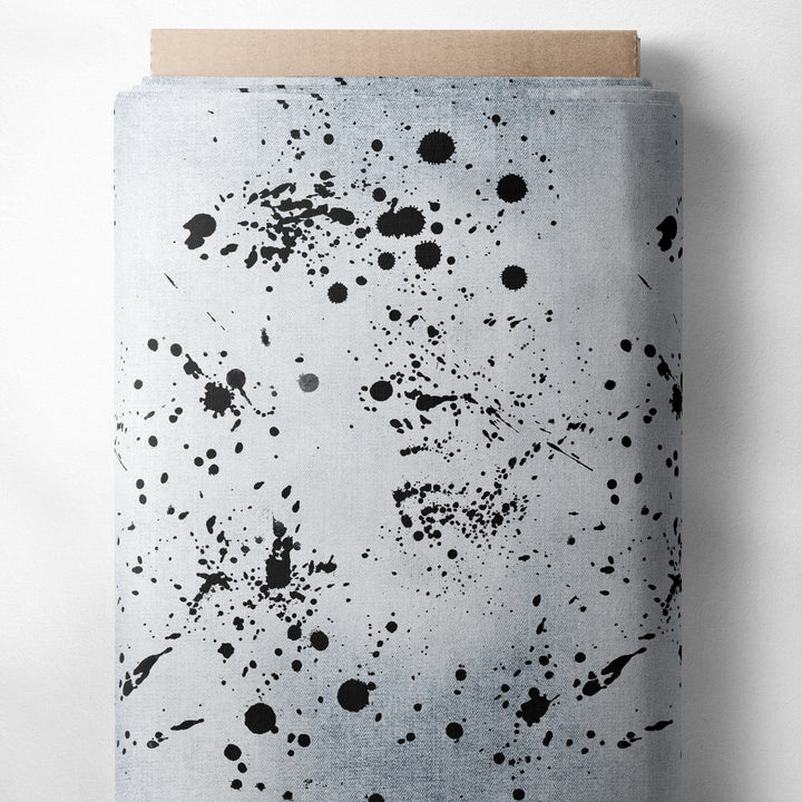 FAUX DENIM (BLACK SPLATTER)