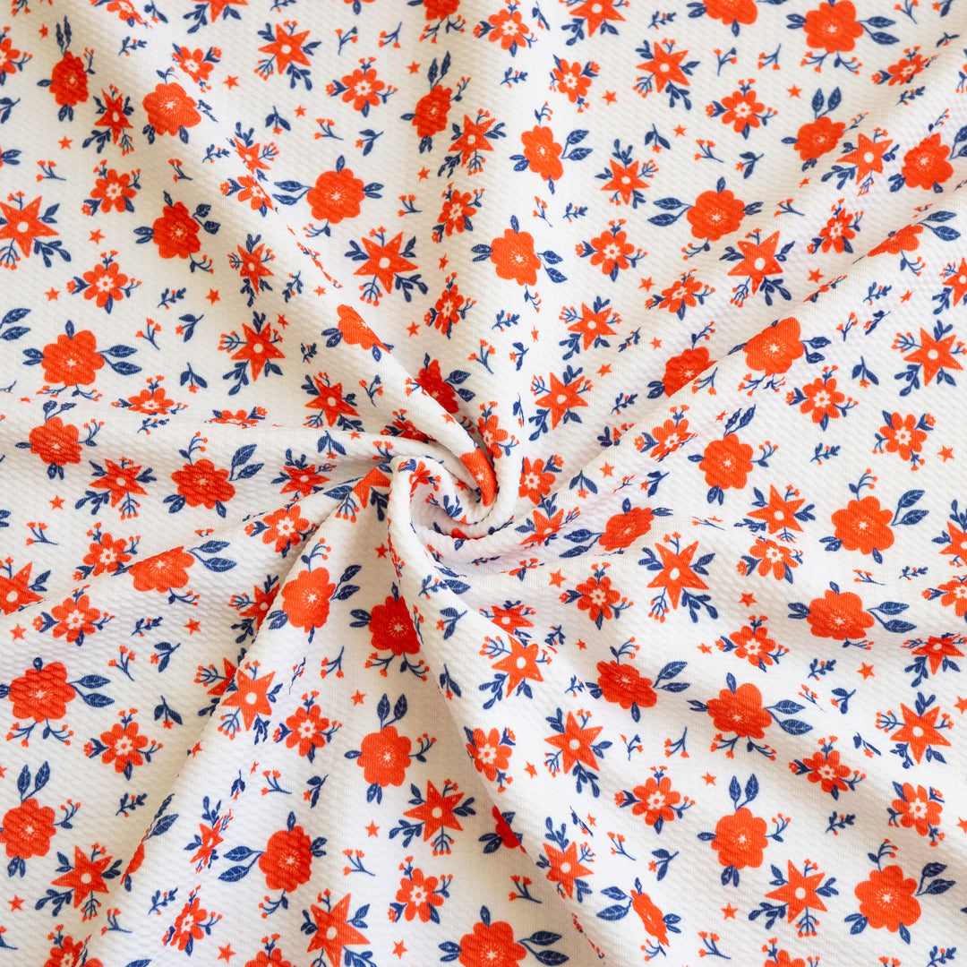 PATRIOTIC FLORAL (WHITE) - BULLET