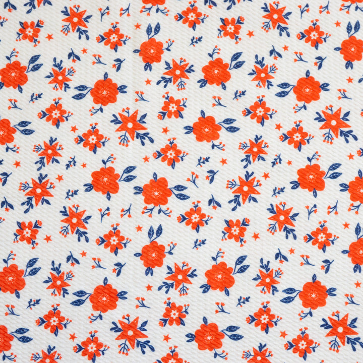 PATRIOTIC FLORAL (WHITE) - BULLET