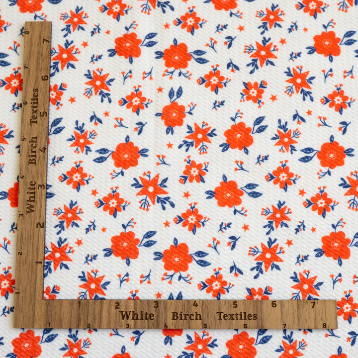 PATRIOTIC FLORAL (WHITE) - BULLET