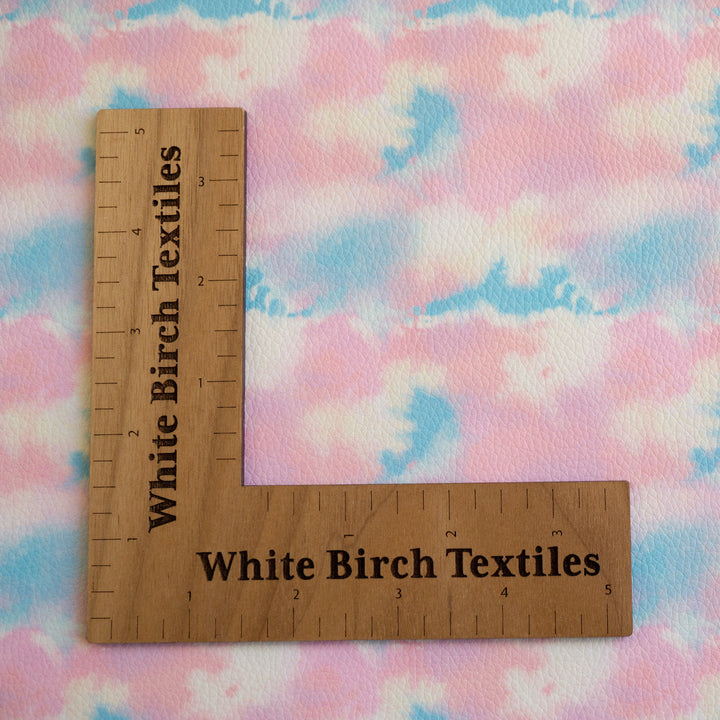 TIE DYE (RAINBOW SHERBERT) - FAUX LEATHER