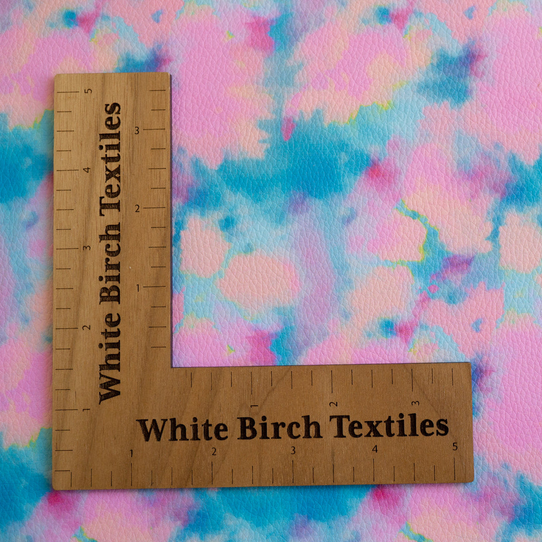 TIE DYE (TROPICS) - FAUX LEATHER