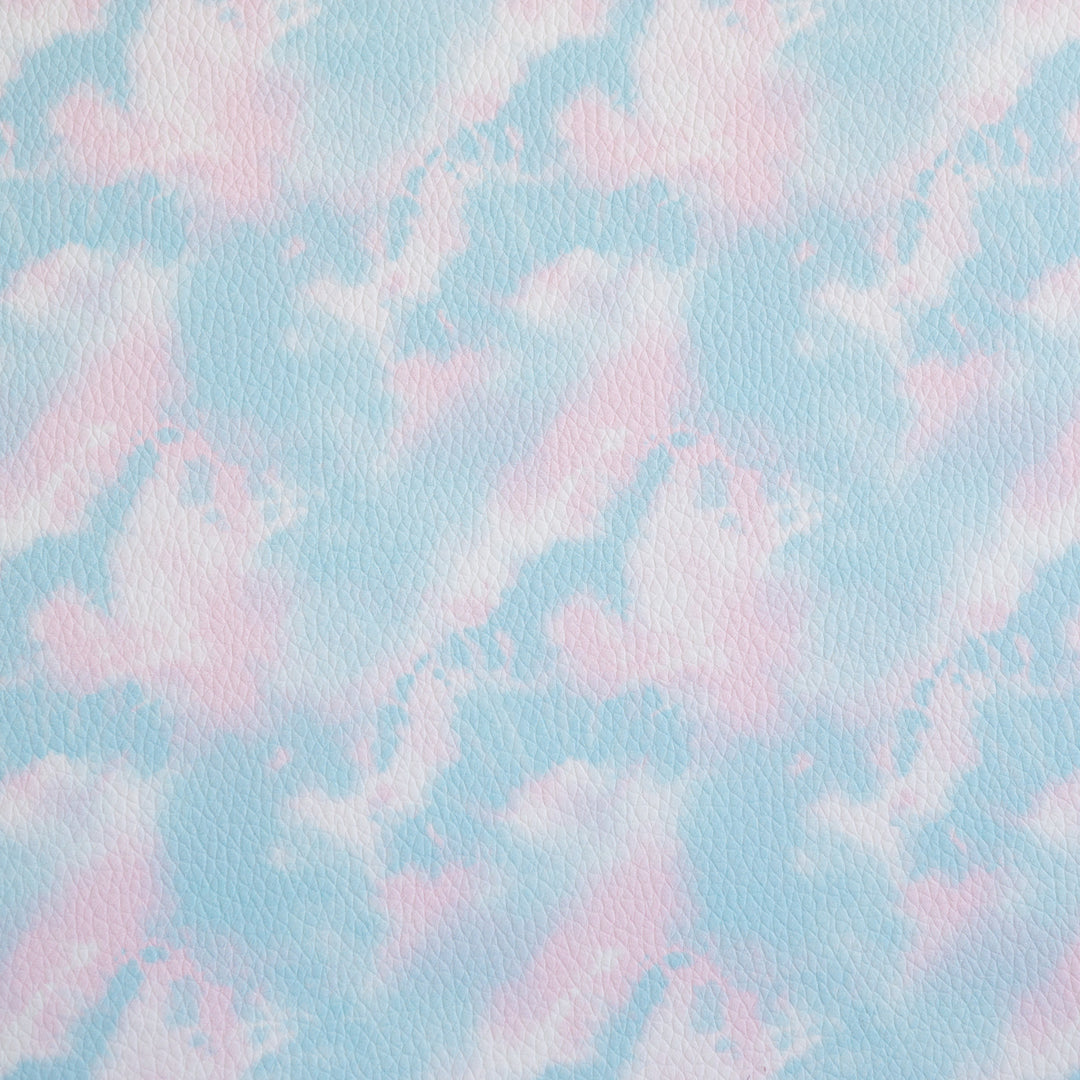 TIE DYE (COTTON CANDY) - FAUX LEATHER