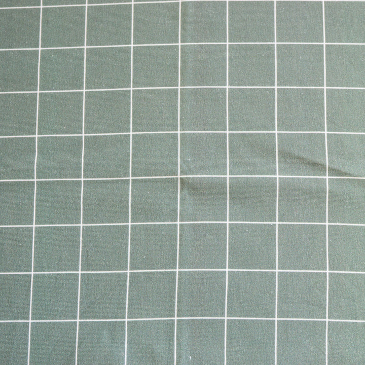 GRID (DUSKY GREEN) - CS FRENCH TERRY