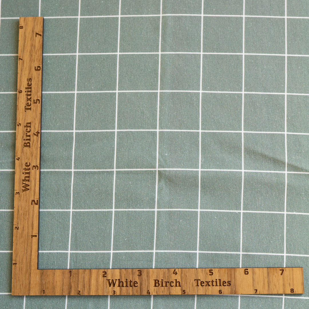 GRID (DUSKY GREEN) - CS FRENCH TERRY