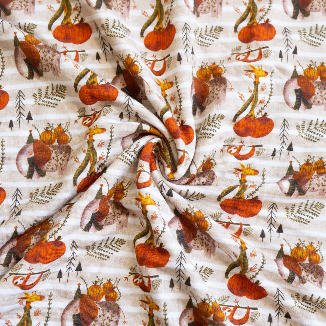 COZY SAFARI PUMPKIN PATCH - BAMBOO FRENCH TERRY