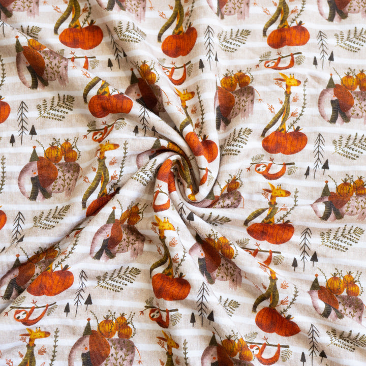 COZY SAFARI PUMPKIN PATCH - BAMBOO FRENCH TERRY