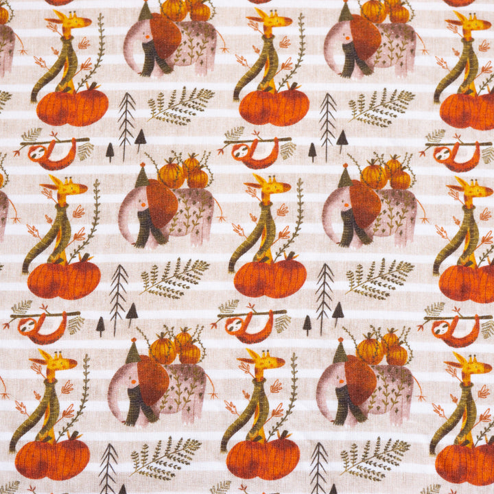 COZY SAFARI PUMPKIN PATCH - BAMBOO FRENCH TERRY