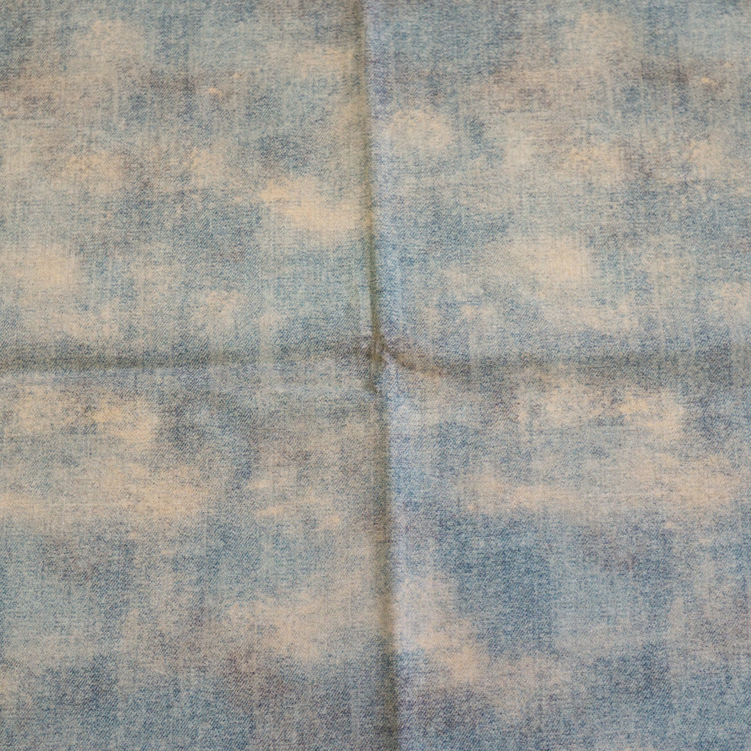 FAUX DENIM (VINTAGE ACID WASH) - ORGANIC COTTON POPLIN