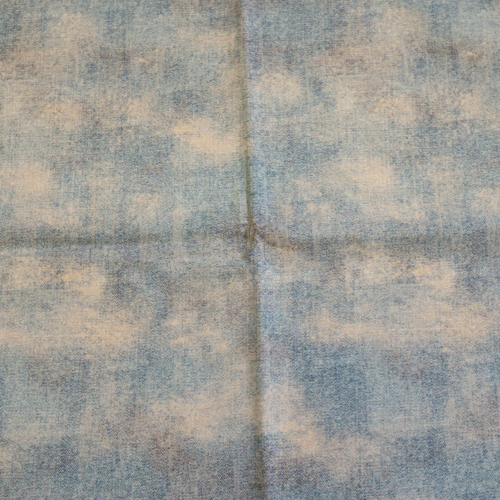 FAUX DENIM (VINTAGE ACID WASH) - ORGANIC COTTON POPLIN