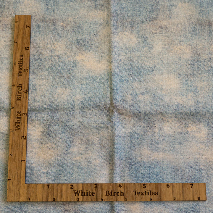 FAUX DENIM (VINTAGE ACID WASH) - ORGANIC COTTON POPLIN