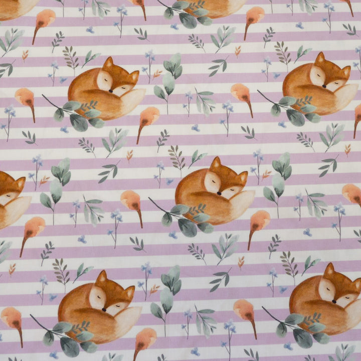 FOX (LAVENDER STRIPED) - COTTON POPLIN