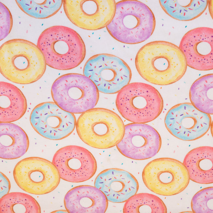 DONUTS (WHITE) - ORGANIC COTTON SPANDEX