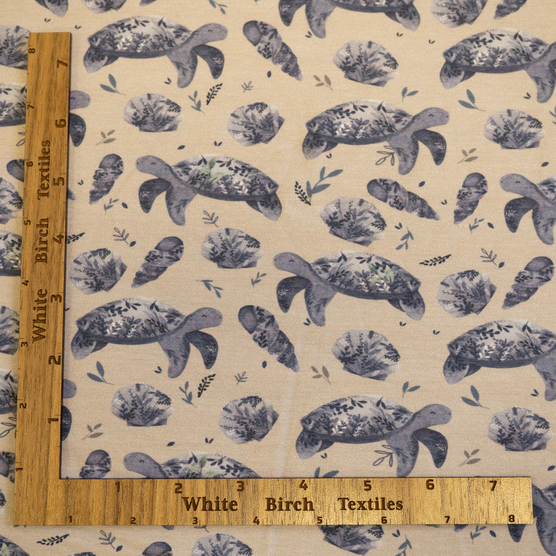 WIKAM SHORE TURTLE (OYSTER) - ORGANIC COTTON SPANDEX
