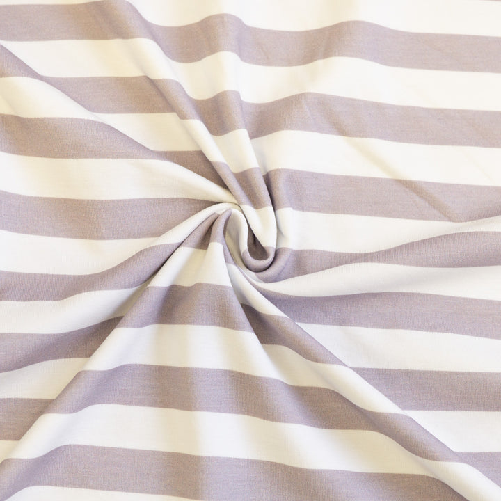 STRIPE COORDINATE (GREY) - ORGANIC COTTON SPANDEX