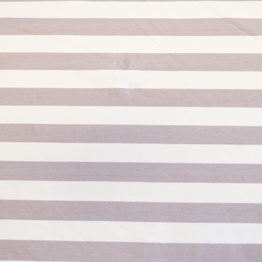 STRIPE COORDINATE (GREY) - ORGANIC COTTON SPANDEX