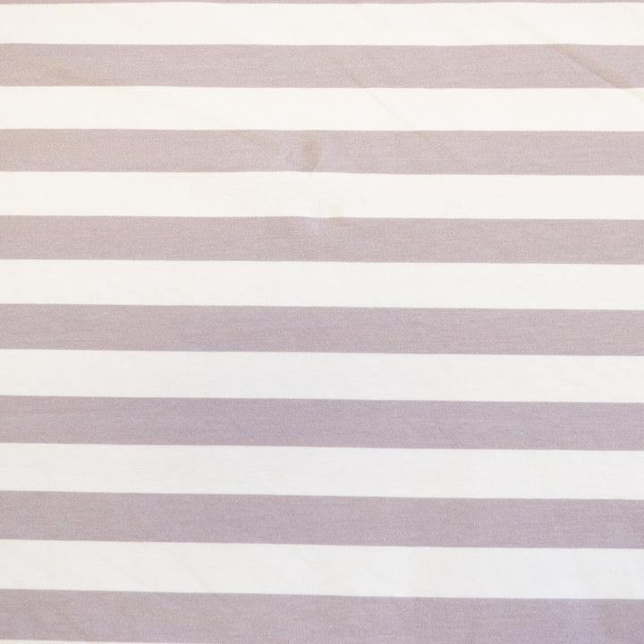 STRIPE COORDINATE (GREY) - ORGANIC COTTON SPANDEX