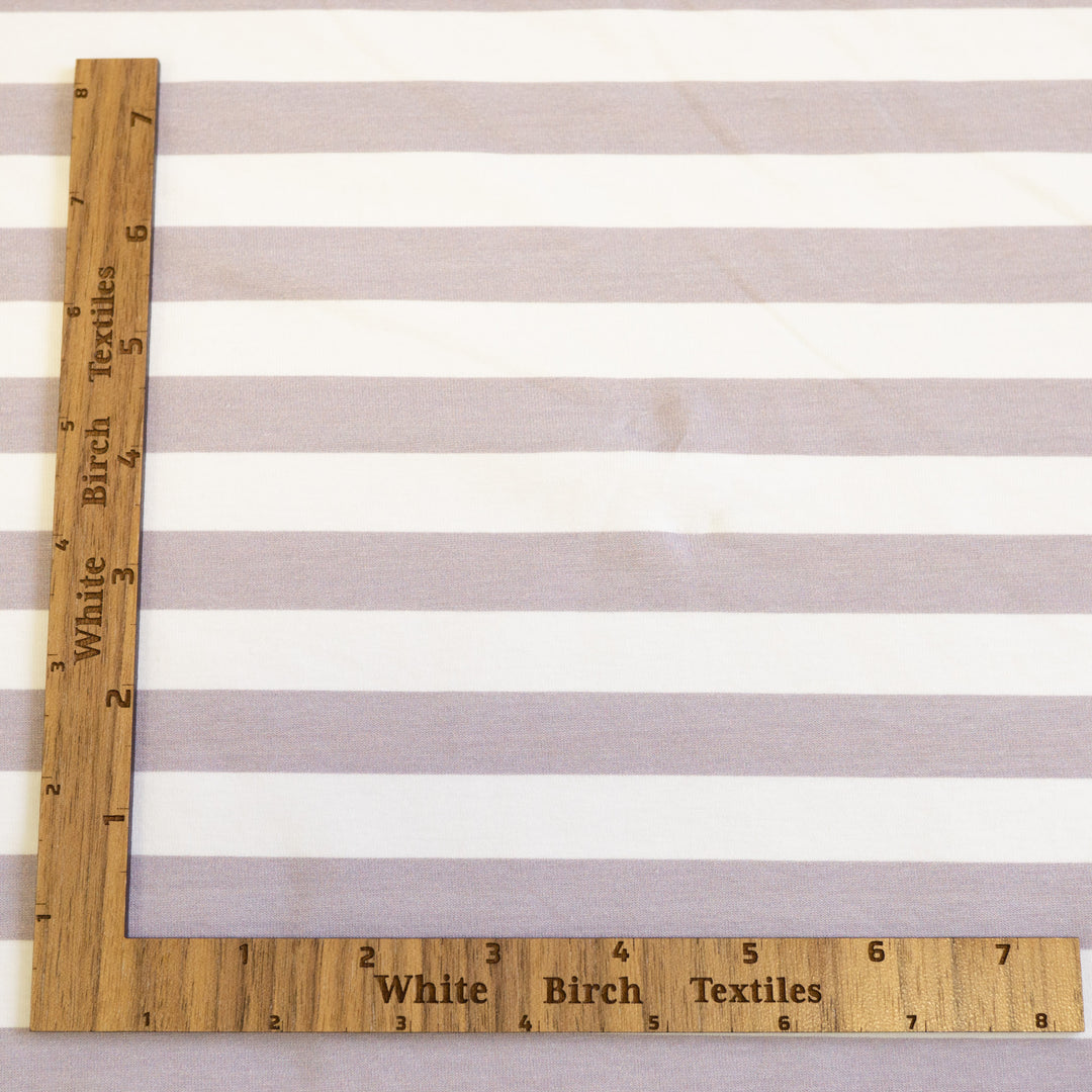 STRIPE COORDINATE (GREY) - ORGANIC COTTON SPANDEX