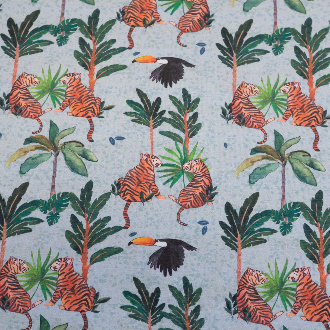 TROPICAL TIGERS - COTTON SPANDEX
