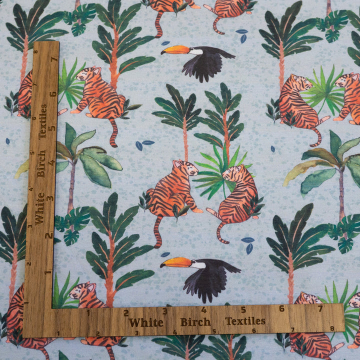 TROPICAL TIGERS - COTTON SPANDEX