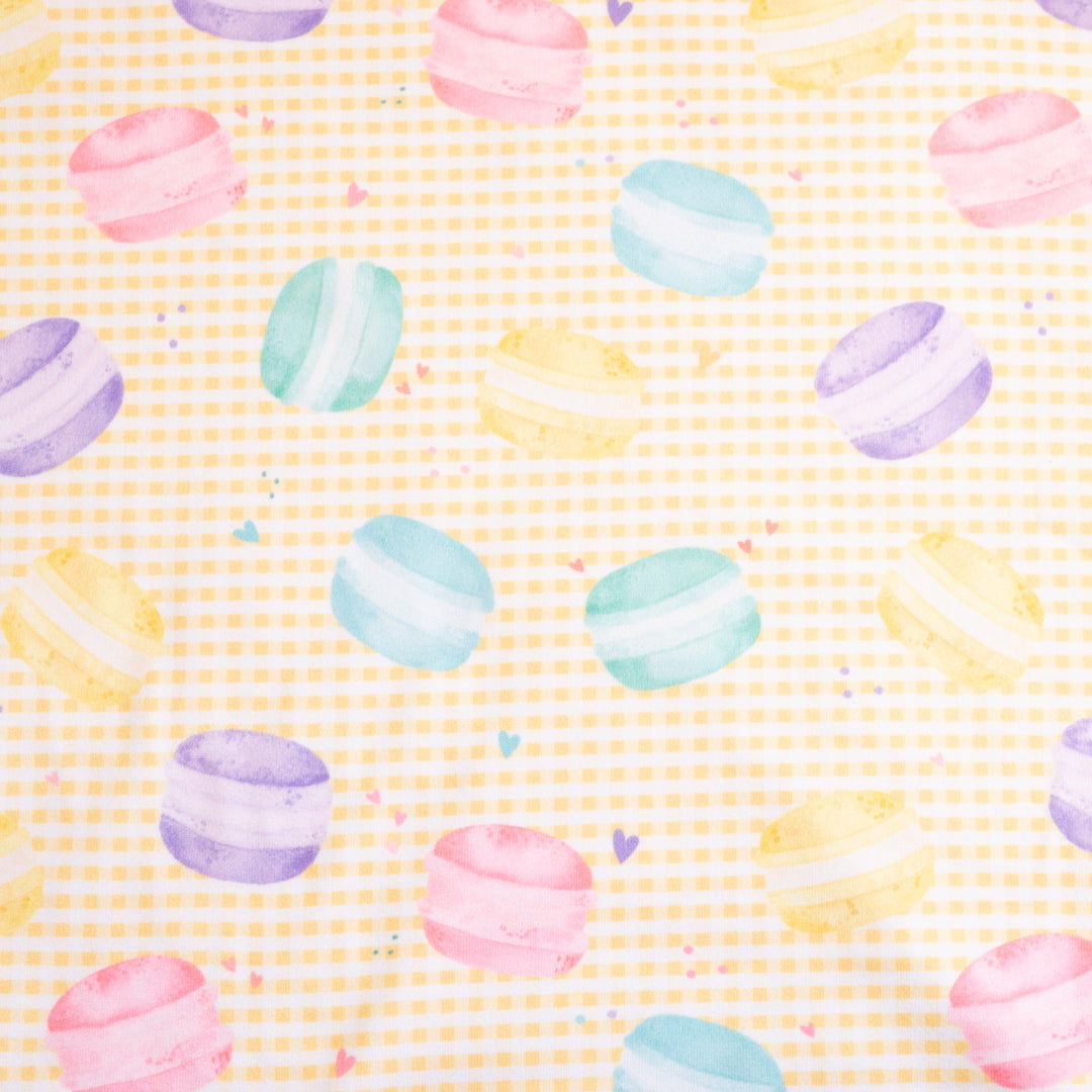 HEART MACAROONS (YELLOW GINGHAM) - DBP