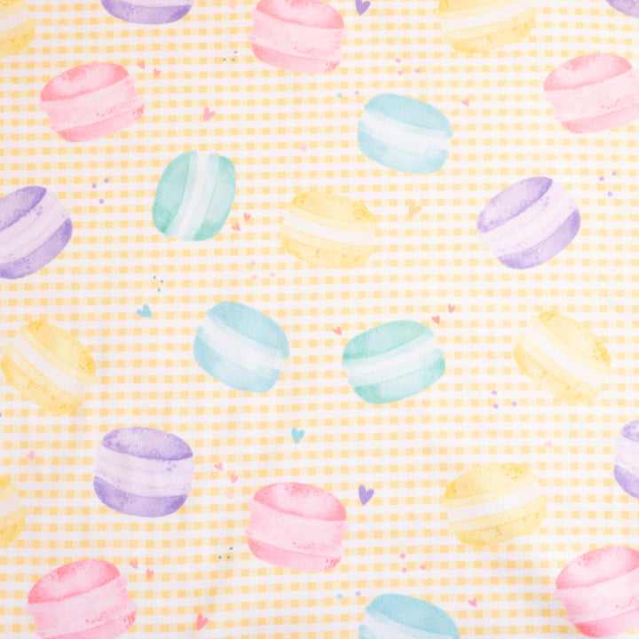 HEART MACAROONS (YELLOW GINGHAM) - DBP