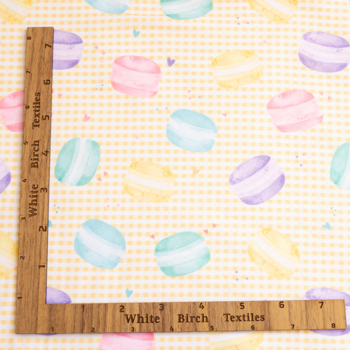HEART MACAROONS (YELLOW GINGHAM) - DBP