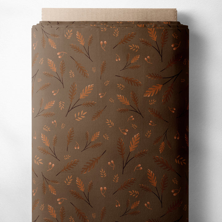 BOTANICAL FEATHERS (BROWN)