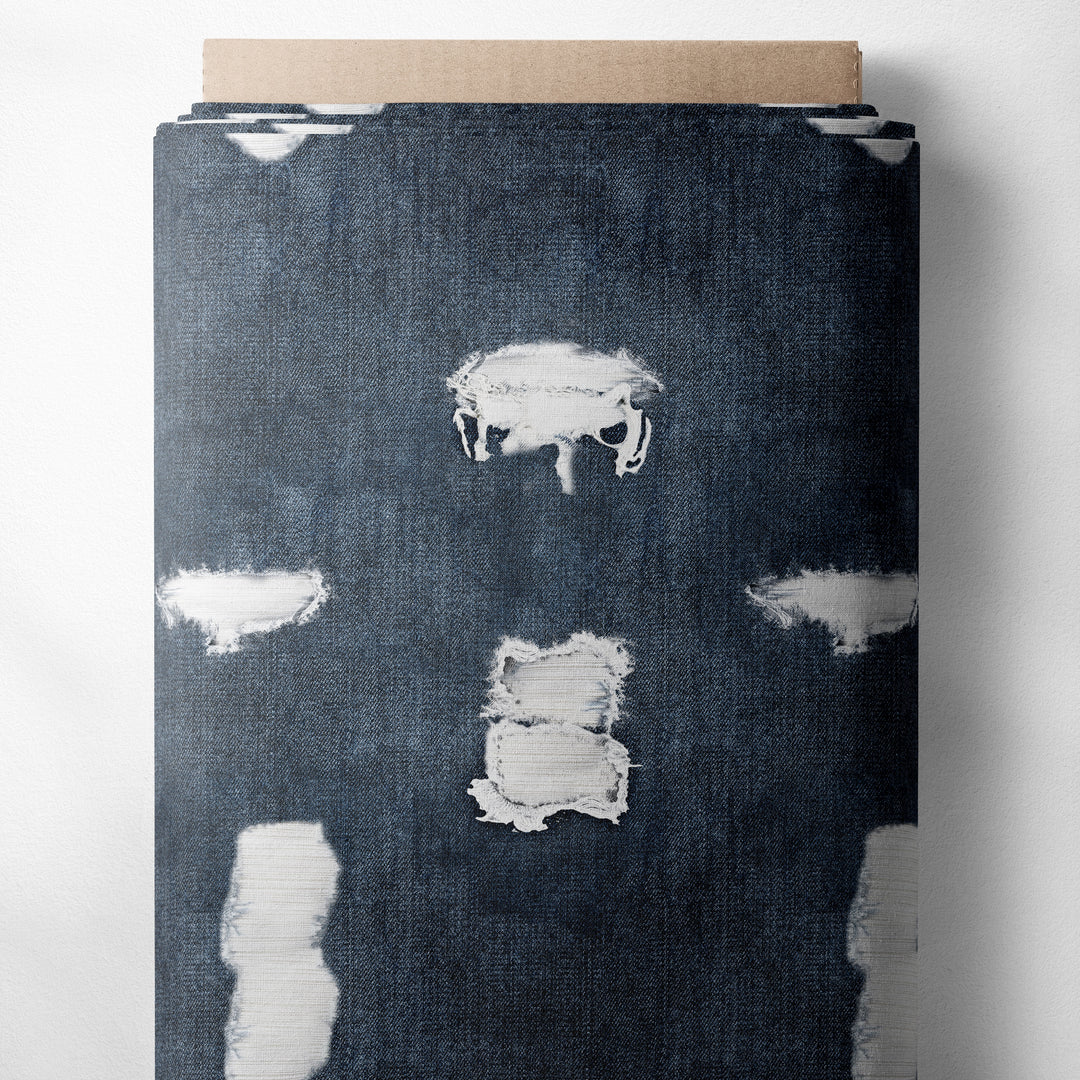 FAUX DENIM (DARK DISTRESSED)