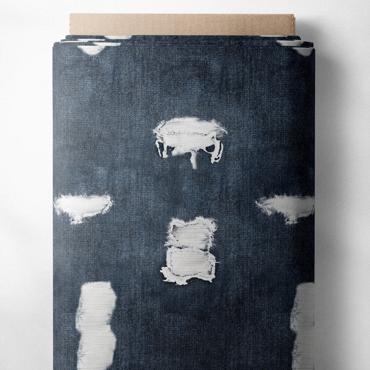FAUX DENIM (DARK DISTRESSED)