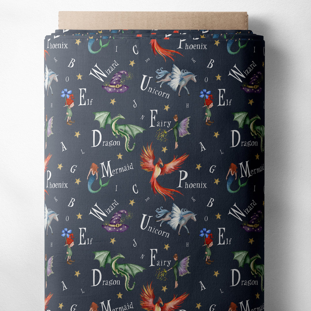MYTHICAL ALPHABET (NAVY)