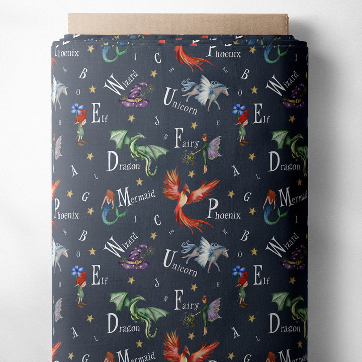 MYTHICAL ALPHABET (NAVY)
